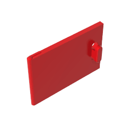 Cupboard 2 x 3 x 2 Door #4533 Cupboard 2 x 3 x 2 Door #4533 - 10-Red Lego Block Sets Alternative