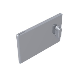 Cupboard 2 x 3 x 2 Door #4533 Cupboard 2 x 3 x 2 Door #4533 - 73-Flat Silver Lego Block Sets Alternative