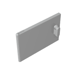 Cupboard 2 x 3 x 2 Door #4533 Cupboard 2 x 3 x 2 Door #4533 - 71-Light Bluish Gray Lego Block Sets Alternative