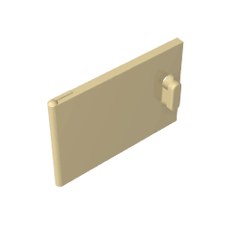 Cupboard 2 x 3 x 2 Door #4533 Cupboard 2 x 3 x 2 Door #4533 - 31-Tan Lego Block Sets Alternative