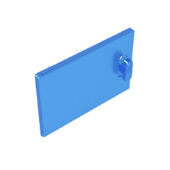 Cupboard 2 x 3 x 2 Door #4533 Cupboard 2 x 3 x 2 Door #4533 - 150-Trans Dark Blue Lego Block Sets Alternative