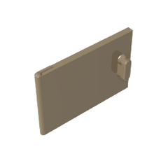 Cupboard 2 x 3 x 2 Door #4533 Cupboard 2 x 3 x 2 Door #4533 - 34-Dark Tan Lego Block Sets Alternative