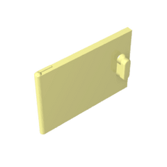 Cupboard 2 x 3 x 2 Door #4533 Cupboard 2 x 3 x 2 Door #4533 - 33-Bright Light Yellow Lego Block Sets Alternative