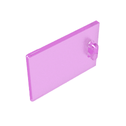 Cupboard 2 x 3 x 2 Door #4533 Cupboard 2 x 3 x 2 Door #4533 - 111-Trans Dark Pink Lego Block Sets Alternative