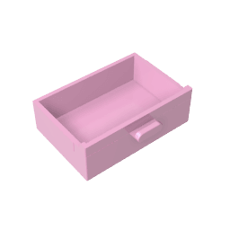 Cupboard 2 x 3 Drawer #4536 Cupboard 2 x 3 Drawer #4536 - 11-Bright Pink Lego Block Sets Alternative