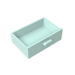 Cupboard 2 x 3 Drawer #4536 Cupboard 2 x 3 Drawer #4536 - 45-Light Aqua Lego Block Sets Alternative