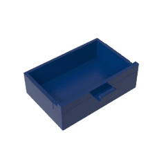 Cupboard 2 x 3 Drawer #4536 Cupboard 2 x 3 Drawer #4536 - 55-Dark Blue Lego Block Sets Alternative