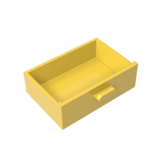 Cupboard 2 x 3 Drawer #4536 Cupboard 2 x 3 Drawer #4536 - 30-Yellow Lego Block Sets Alternative