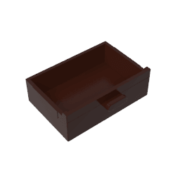 Cupboard 2 x 3 Drawer #4536 Cupboard 2 x 3 Drawer #4536 - 82-Dark Brown Lego Block Sets Alternative