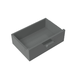 Cupboard 2 x 3 Drawer #4536 Cupboard 2 x 3 Drawer #4536 - 72-Dark Bluish Gray Lego Block Sets Alternative