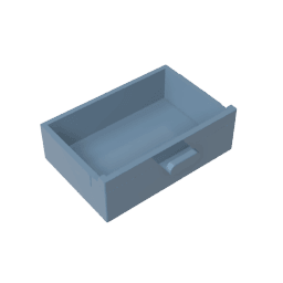 Cupboard 2 x 3 Drawer #4536 Cupboard 2 x 3 Drawer #4536 - 54-Sand Blue Lego Block Sets Alternative