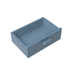 Cupboard 2 x 3 Drawer #4536 Cupboard 2 x 3 Drawer #4536 - 54-Sand Blue Lego Block Sets Alternative