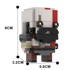 141PCS Kratos (God of War) Brickheadz MOC Building Block Bricks |MocPixel 141PCS Kratos (God of War) Brickheadz MOC Building Block Bricks |MocPixel - Default Title Lego Block Sets Alternative