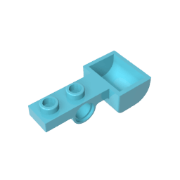 Launcher, 1 x 4 with 1 x 2 Plate with Pin Hole and Bucket (Catapult) #88289 Launcher, 1 x 4 with 1 x 2 Plate with Pin Hole and Bucket (Catapult) #88289 - 46-Medium Azure Lego Block Sets Alternative