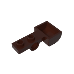Launcher, 1 x 4 with 1 x 2 Plate with Pin Hole and Bucket (Catapult) #88289 Launcher, 1 x 4 with 1 x 2 Plate with Pin Hole and Bucket (Catapult) #88289 - 82-Dark Brown Lego Block Sets Alternative