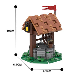170PCS MEDIEVAL WELL (Castle Theme) MOC Building Block Bricks |MocPixel 170PCS MEDIEVAL WELL (Castle Theme) MOC Building Block Bricks |MocPixel - Default Title Lego Block Sets Alternative