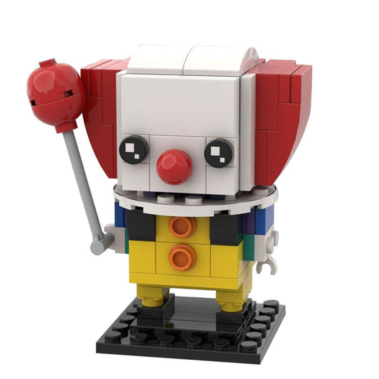 140PCS It Pennywise Brickheadz MOC Building Block Bricks |MocPixel 140PCS It Pennywise Brickheadz MOC Building Block Bricks |MocPixel - Default Title Lego Block Sets Alternative 1000