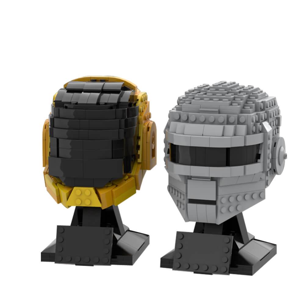 828PCS Daft Punk (Helmet Collection) MOC Building Block Bricks |MocPixel 828PCS Daft Punk (Helmet Collection) MOC Building Block Bricks |MocPixel - Default Title Lego Block Sets Alternative