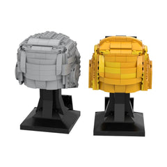 828PCS Daft Punk (Helmet Collection) MOC Building Block Bricks |MocPixel 828PCS Daft Punk (Helmet Collection) MOC Building Block Bricks |MocPixel - Default Title Lego Block Sets Alternative