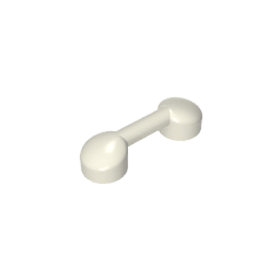 Bar 1 x 3 (Radio Handle, Phone Handset) #6190 Bar 1 x 3 (Radio Handle, Phone Handset) #6190 - 90-White Lego Block Sets Alternative
