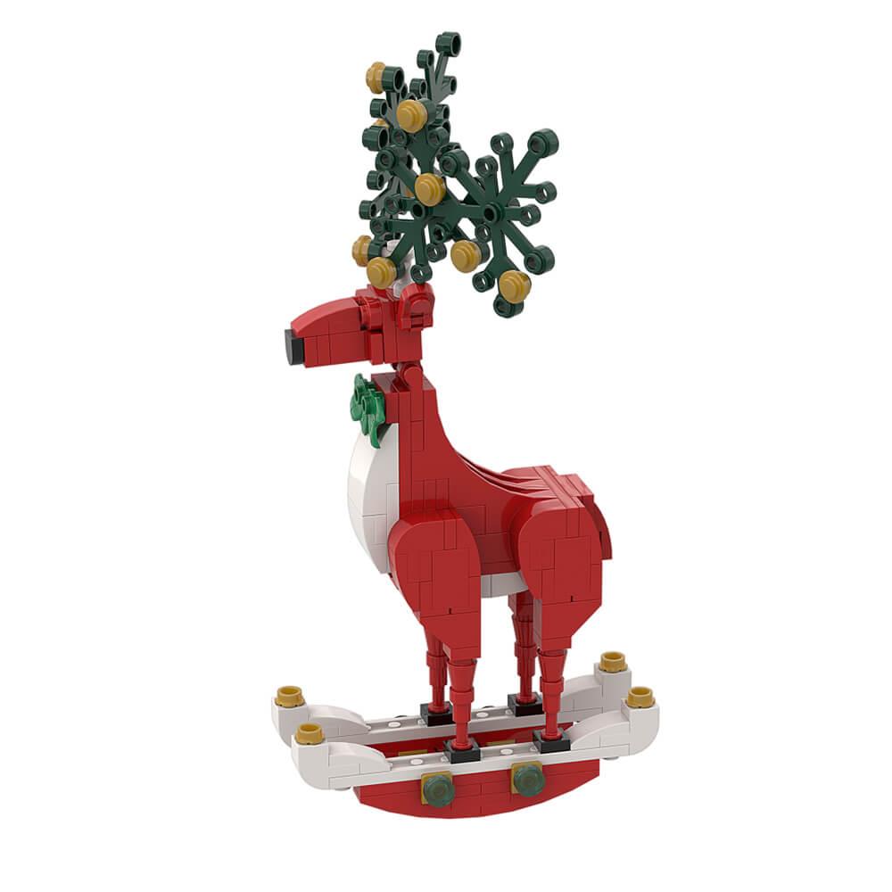137PCS Christmas Elk Ornaments Decorations MOC Block Bricks |MocPixel 137PCS Christmas Elk Ornaments Decorations MOC Block Bricks |MocPixel - Red Lego Block Sets Alternative