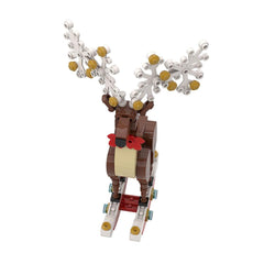 137PCS Christmas Elk Ornaments Decorations MOC Block Bricks |MocPixel 137PCS Christmas Elk Ornaments Decorations MOC Block Bricks |MocPixel - Red Lego Block Sets Alternative