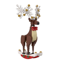 137PCS Christmas Elk Ornaments Decorations MOC Block Bricks |MocPixel 137PCS Christmas Elk Ornaments Decorations MOC Block Bricks |MocPixel - Red Lego Block Sets Alternative