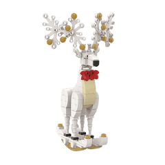 137PCS Christmas Elk Ornaments Decorations MOC Block Bricks |MocPixel 137PCS Christmas Elk Ornaments Decorations MOC Block Bricks |MocPixel - Red Lego Block Sets Alternative