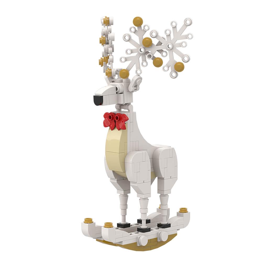 137PCS Christmas Elk Ornaments Decorations MOC Block Bricks |MocPixel 137PCS Christmas Elk Ornaments Decorations MOC Block Bricks |MocPixel - Red Lego Block Sets Alternative