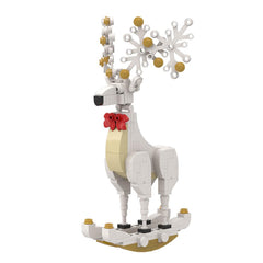 137PCS Christmas Elk Ornaments Decorations MOC Block Bricks |MocPixel 137PCS Christmas Elk Ornaments Decorations MOC Block Bricks |MocPixel - Red Lego Block Sets Alternative