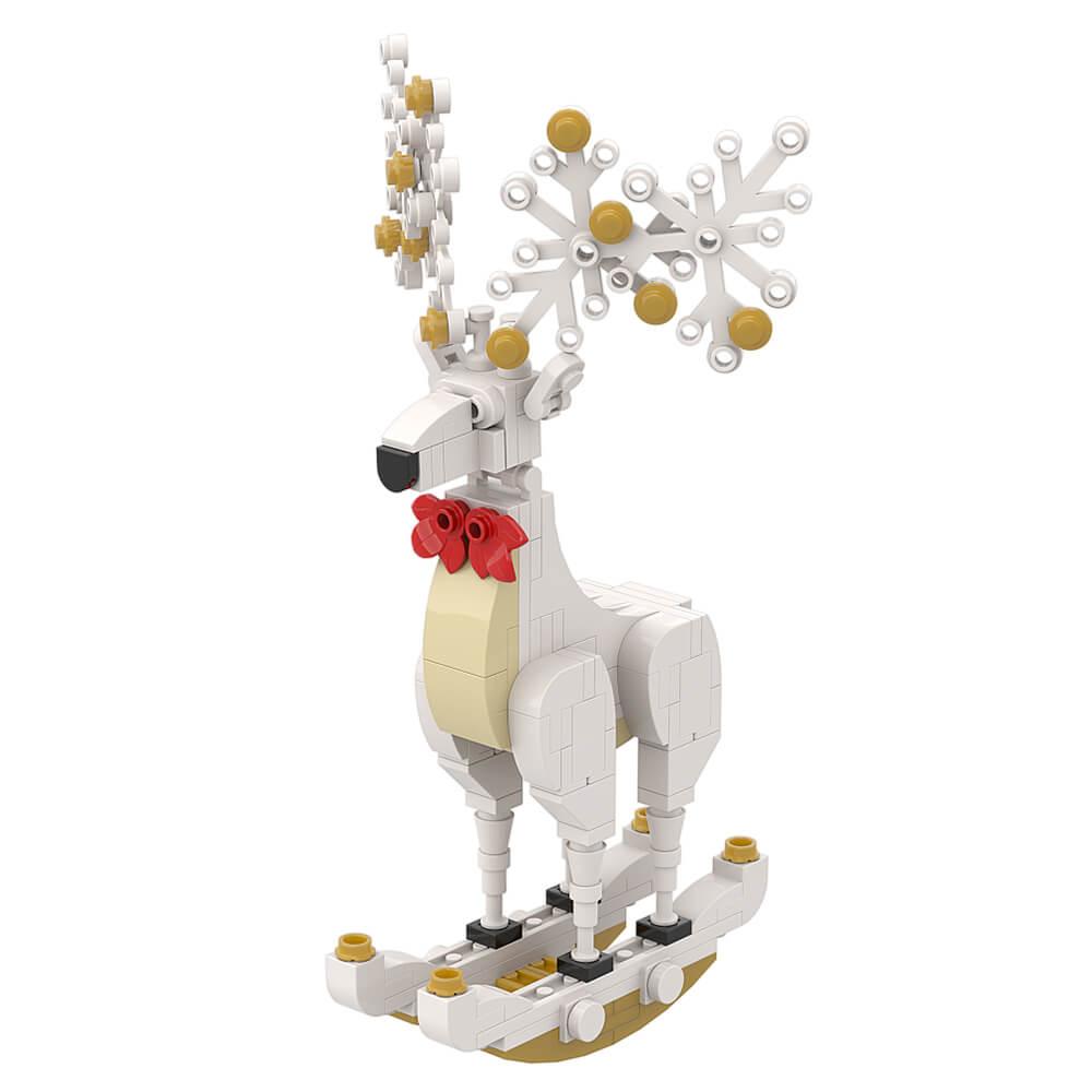 137PCS Christmas Elk Ornaments Decorations MOC Block Bricks |MocPixel 137PCS Christmas Elk Ornaments Decorations MOC Block Bricks |MocPixel - Red Lego Block Sets Alternative