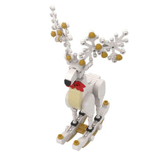 137PCS Christmas Elk Ornaments Decorations MOC Block Bricks |MocPixel 137PCS Christmas Elk Ornaments Decorations MOC Block Bricks |MocPixel - Red Lego Block Sets Alternative