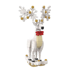 137PCS Christmas Elk Ornaments Decorations MOC Block Bricks |MocPixel 137PCS Christmas Elk Ornaments Decorations MOC Block Bricks |MocPixel - Red Lego Block Sets Alternative