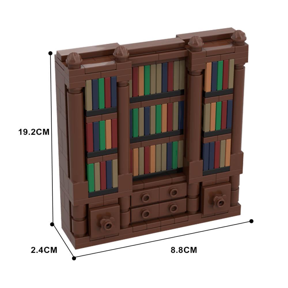 246PCS Book shelf MOC Building Block Bricks |MocPixel 246PCS Book shelf MOC Building Block Bricks |MocPixel - Default Title Lego Block Sets Alternative