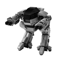 ED209 Small/ UCS Scale RobotCop MOC Building Block Bricks |MocPixel ED209 Small/ UCS Scale RobotCop MOC Building Block Bricks |MocPixel - Small Size (269PCS) Lego Block Sets Alternative