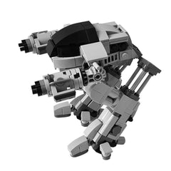 ED209 Small/ UCS Scale RobotCop MOC Building Block Bricks |MocPixel ED209 Small/ UCS Scale RobotCop MOC Building Block Bricks |MocPixel - Small Size (269PCS) Lego Block Sets Alternative