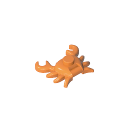 Animal, Crab #33121 Animal, Crab #33121 - 21-Orange Lego Block Sets Alternative