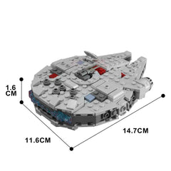 386PCS Micro Millennium Falcon Space War MOC Building Block Bricks |MocPixel 386PCS Micro Millennium Falcon Space War MOC Building Block Bricks |MocPixel - Default Title Lego Block Sets Alternative