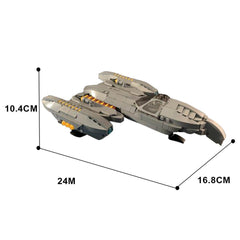 695PCS General Grievous's Starfi- The Soulless One Minifigure Scale Space War MOC Building Block Bricks |MocPixel 695PCS General Grievous's Starfi- The Soulless One Minifigure Scale Space War MOC Building Block Bricks |MocPixel - Default Title Lego Block Sets Alternative