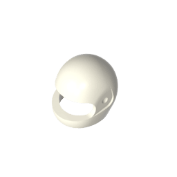 Minifig Standard Helmet #30124 Minifig Standard Helmet #30124 - 90-White Lego Block Sets Alternative