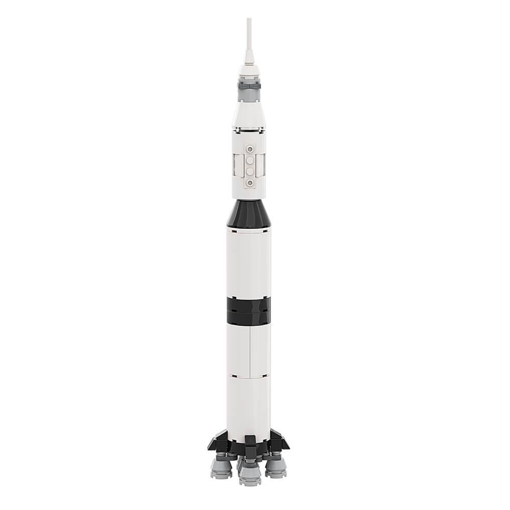 165PCS Apollo Saturn V, 1:330 scale MOC Building Block Bricks |MocPixel 165PCS Apollo Saturn V, 1:330 scale MOC Building Block Bricks |MocPixel - Default Title Lego Block Sets Alternative