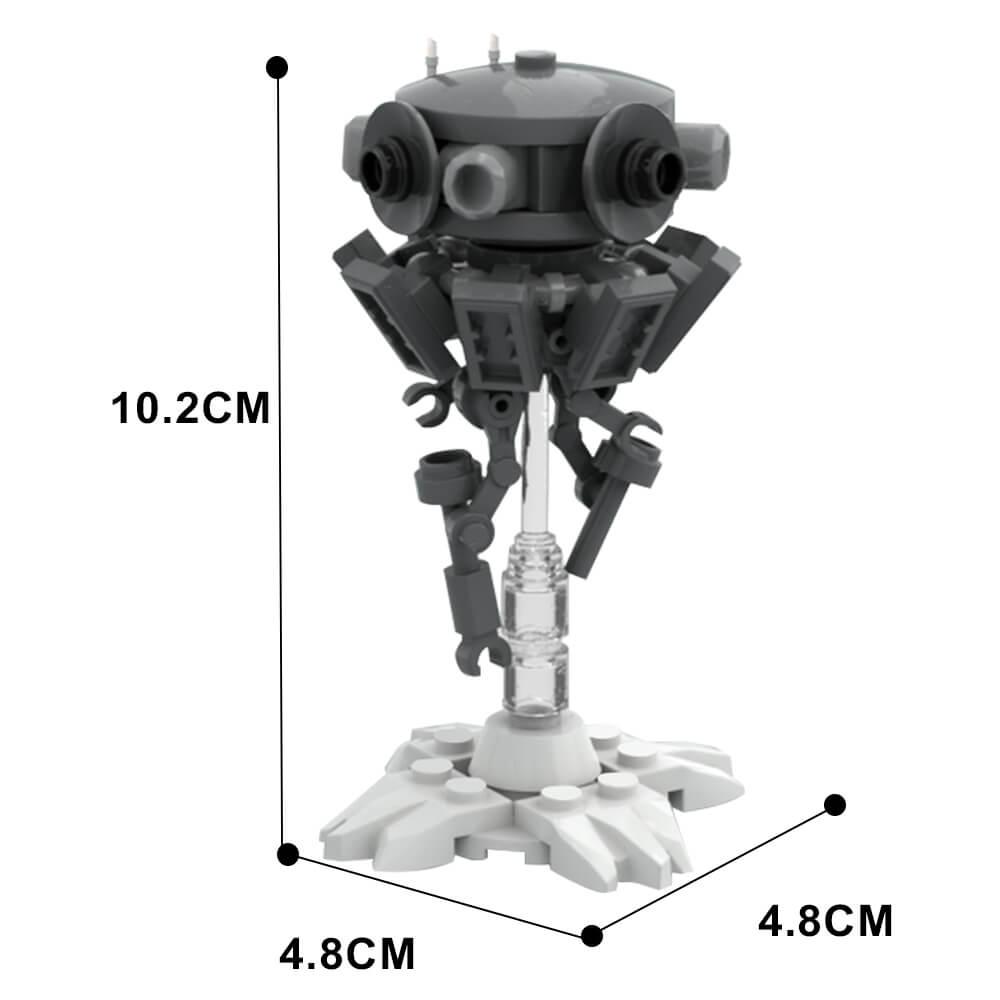 61PCS Imperial Probe Droid Space War MOC Building Block Bricks |MocPixel 61PCS Imperial Probe Droid Space War MOC Building Block Bricks |MocPixel - Default Title Lego Block Sets Alternative