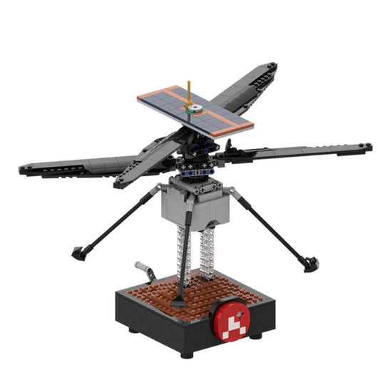 729PCS NASA Mars Helicopter Ingenuity Ginny MOC Building Block Bricks |MocPixel 729PCS NASA Mars Helicopter Ingenuity Ginny MOC Building Block Bricks |MocPixel - Default Title Lego Block Sets Alternative 1000