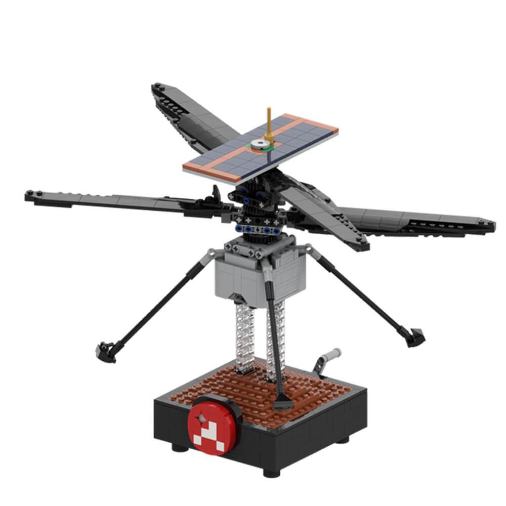 729PCS NASA Mars Helicopter Ingenuity Ginny MOC Building Block Bricks |MocPixel 729PCS NASA Mars Helicopter Ingenuity Ginny MOC Building Block Bricks |MocPixel - Default Title Lego Block Sets Alternative