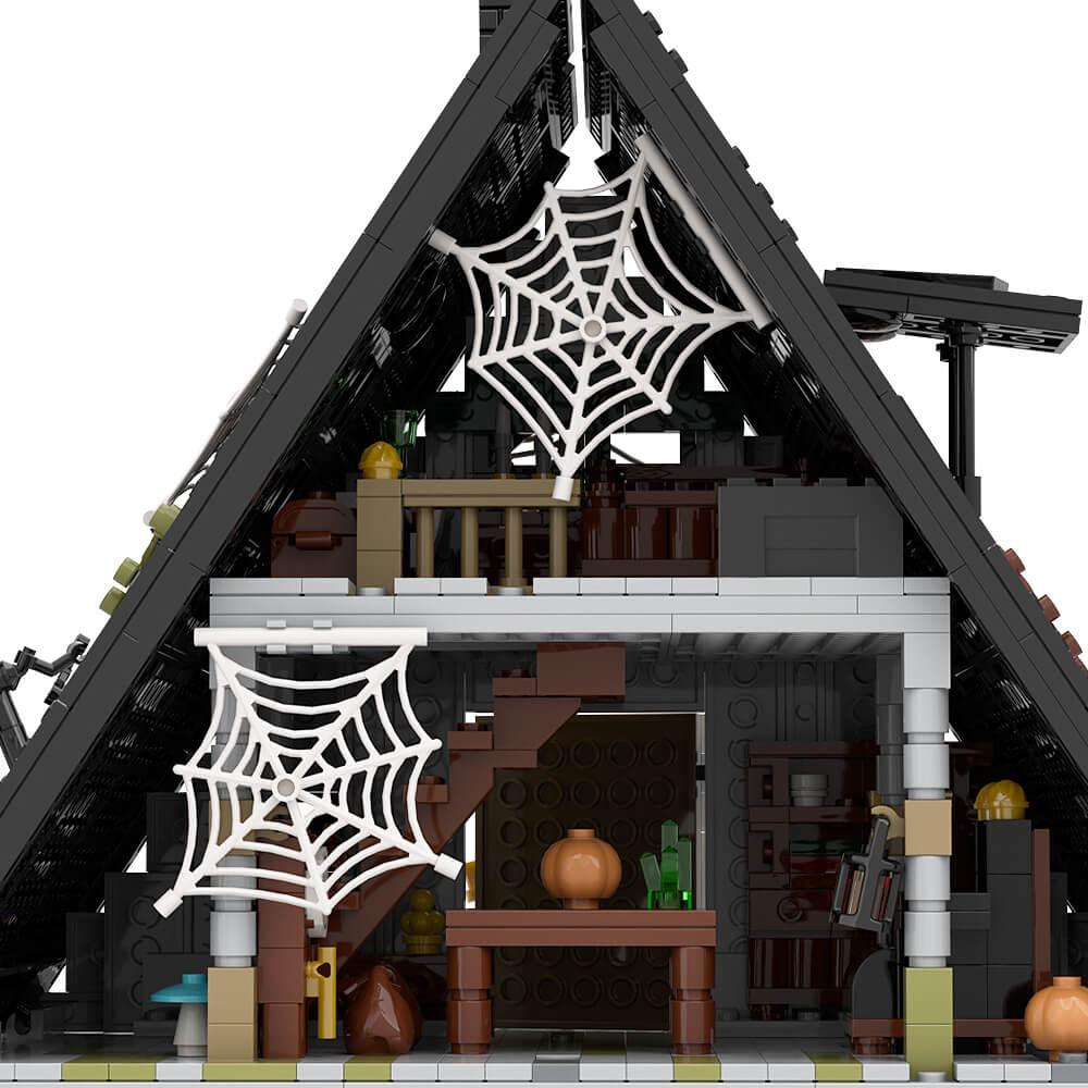 1522PCS Halloween A-frame house MOC Building Block Bricks |MocPixel 1522PCS Halloween A-frame house MOC Building Block Bricks |MocPixel - Default Title Lego Block Sets Alternative