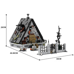 1522PCS Halloween A-frame house MOC Building Block Bricks |MocPixel 1522PCS Halloween A-frame house MOC Building Block Bricks |MocPixel - Default Title Lego Block Sets Alternative