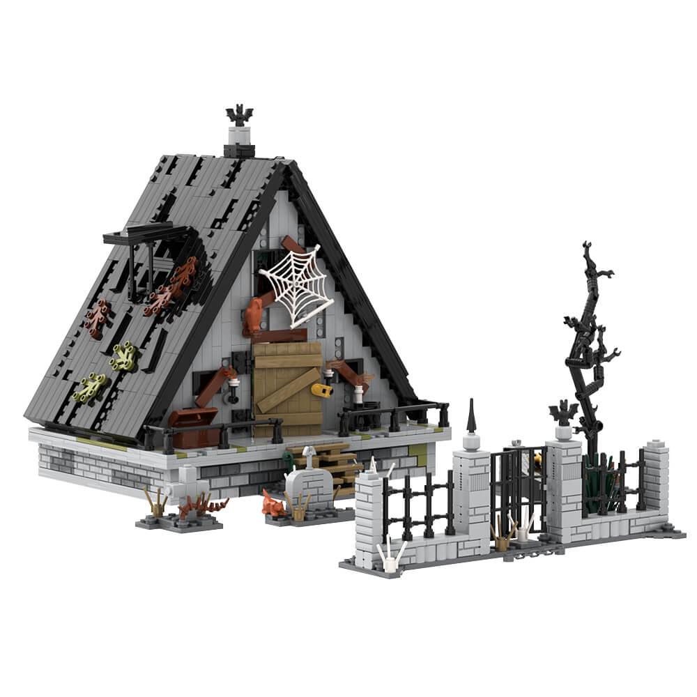 1522PCS Halloween A-frame house MOC Building Block Bricks |MocPixel 1522PCS Halloween A-frame house MOC Building Block Bricks |MocPixel - Default Title Lego Block Sets Alternative