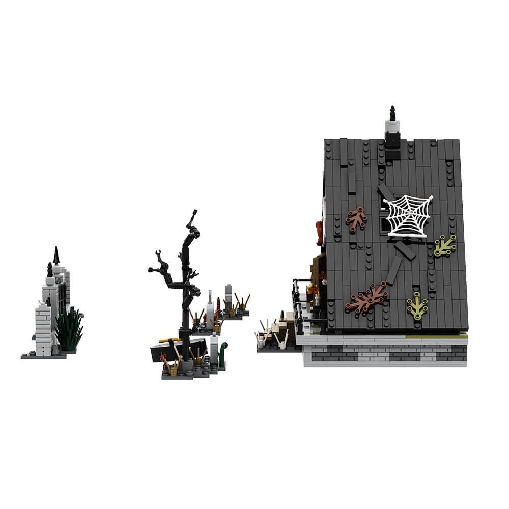1522PCS Halloween A-frame house MOC Building Block Bricks |MocPixel 1522PCS Halloween A-frame house MOC Building Block Bricks |MocPixel - Default Title Lego Block Sets Alternative