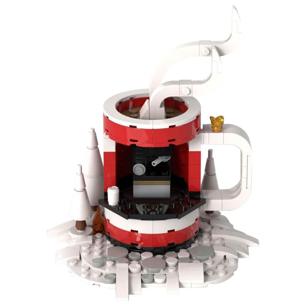 192PCS Cup-o-Jolly Java Stand MOC Building Block Bricks |MocPixel 192PCS Cup-o-Jolly Java Stand MOC Building Block Bricks |MocPixel - Default Title Lego Block Sets Alternative