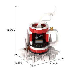 192PCS Cup-o-Jolly Java Stand MOC Building Block Bricks |MocPixel 192PCS Cup-o-Jolly Java Stand MOC Building Block Bricks |MocPixel - Default Title Lego Block Sets Alternative